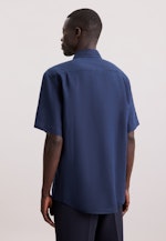 Regular Chemise d'affaires Uni in Bleu Foncé |  Seidensticker Onlineshop