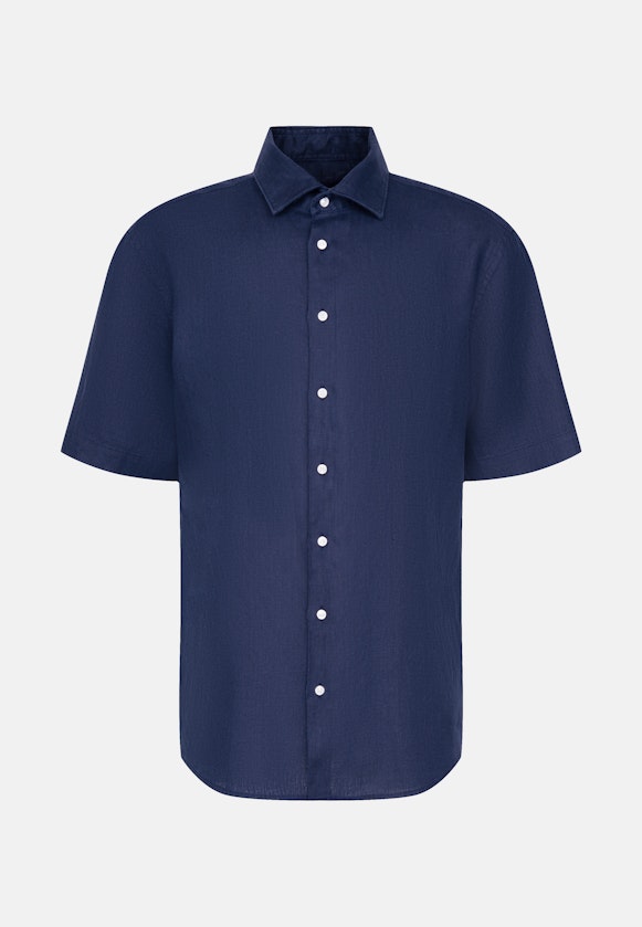 Regular Business shirt Uni in Dark Blue |  Seidensticker Onlineshop