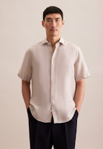 Regular Business Hemd Uni in Beige |  Seidensticker Onlineshop