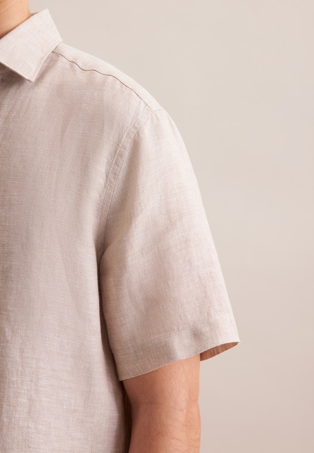 Regular Business Hemd Uni in Beige |  Seidensticker Onlineshop