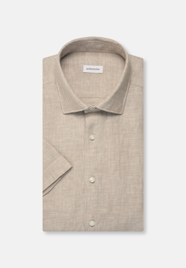Regular Business Hemd Uni in Beige |  Seidensticker Onlineshop