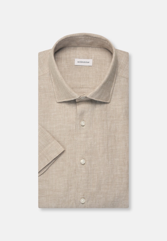 Regular Business Hemd Uni in Beige | Seidensticker Onlineshop