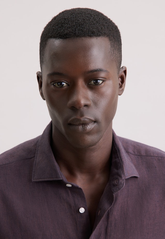 Regular Business shirt Uni in Brown |  Seidensticker Onlineshop