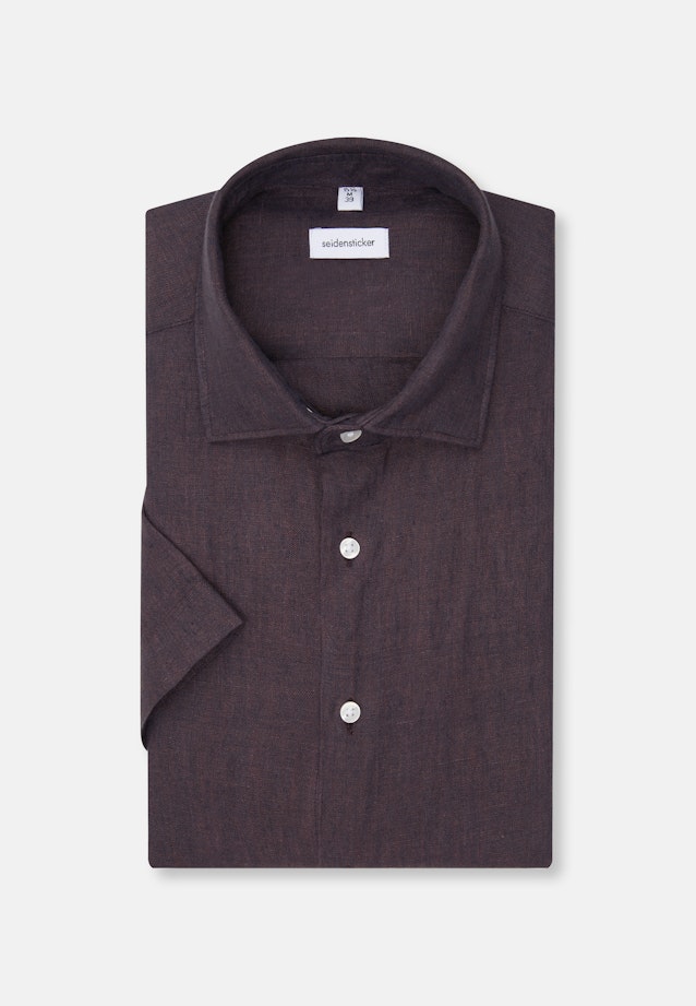 Regular Business shirt Uni in Brown |  Seidensticker Onlineshop