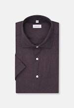 Regular Business shirt Uni in Brown |  Seidensticker Onlineshop
