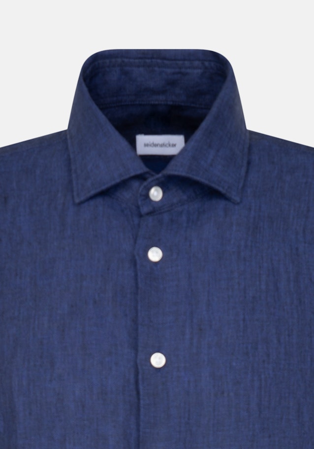 Regular Business Hemd Uni in Mittelblau | Seidensticker Onlineshop