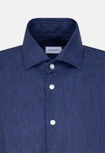 Regular Business Hemd Uni in Mittelblau |  Seidensticker Onlineshop