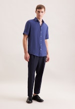 Regular Business shirt Uni in Medium Blue |  Seidensticker Onlineshop
