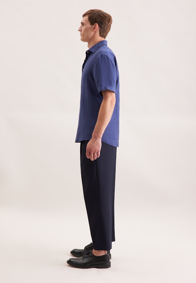 Regular Business shirt Uni in Medium Blue |  Seidensticker Onlineshop