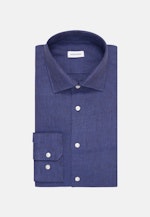 Regular Business Hemd Uni in Mittelblau |  Seidensticker Onlineshop