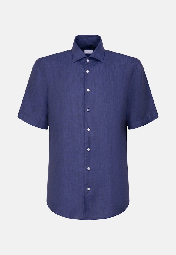 Regular Business shirt Uni in Medium Blue |  Seidensticker Onlineshop