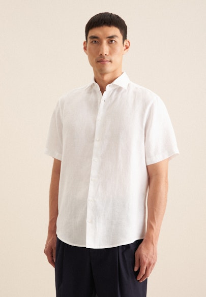 Regular Business Hemd Uni in Weiß |  Seidensticker Onlineshop