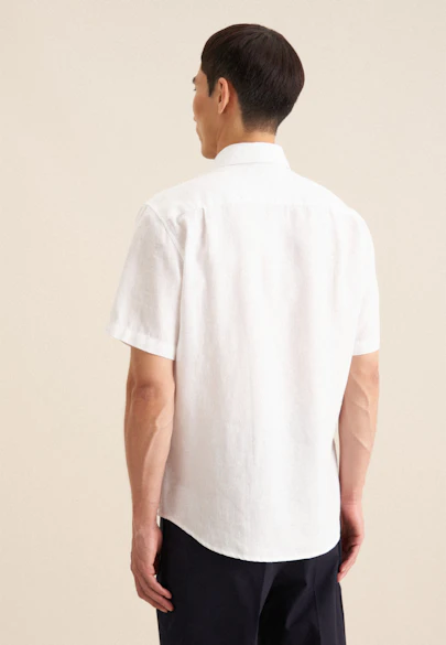 Regular Chemise d'affaires Uni in Blanc |  Seidensticker Onlineshop