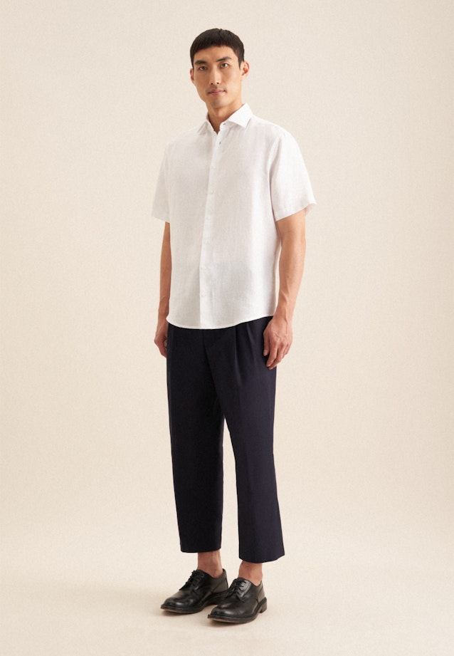 Regular Business Hemd Uni in Weiß |  Seidensticker Onlineshop