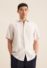 Regular Business shirt Stripe in Beige |  Seidensticker Onlineshop