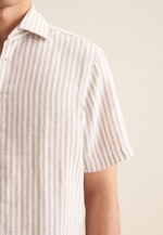 Regular Business Hemd Streifen in Beige |  Seidensticker Onlineshop