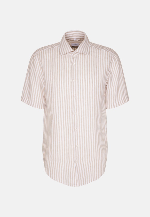 Regular Business shirt Stripe in Beige |  Seidensticker Onlineshop