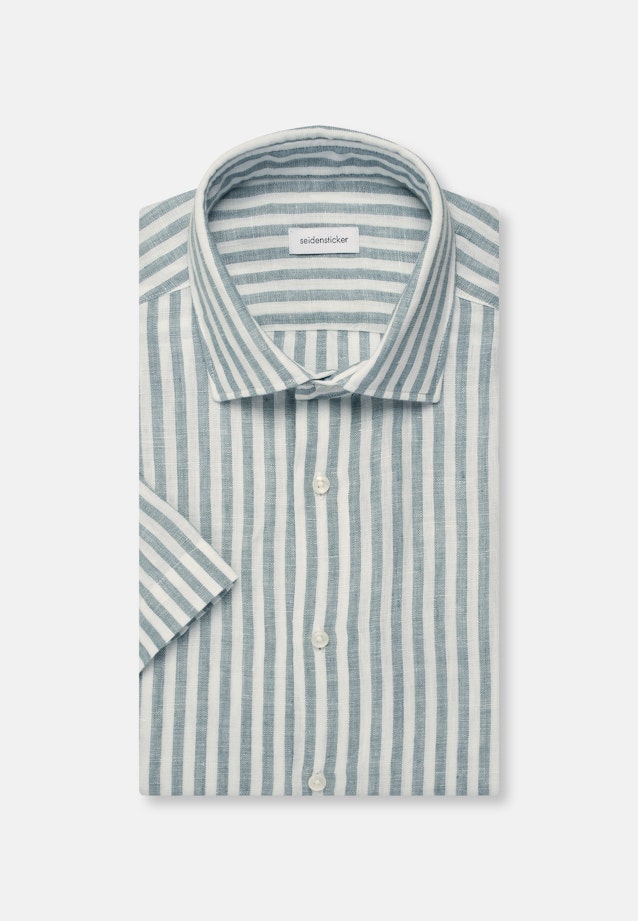 Regular Business Hemd Streifen in Grün |  Seidensticker Onlineshop