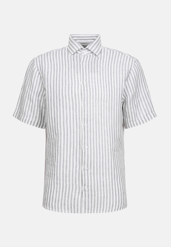 Regular Business Hemd Streifen in Grün |  Seidensticker Onlineshop