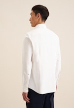 Slim Casual Hemd Uni in Weiß |  Seidensticker Onlineshop