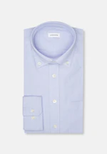 Slim Casual Hemd Uni in Mittelblau |  Seidensticker Onlineshop