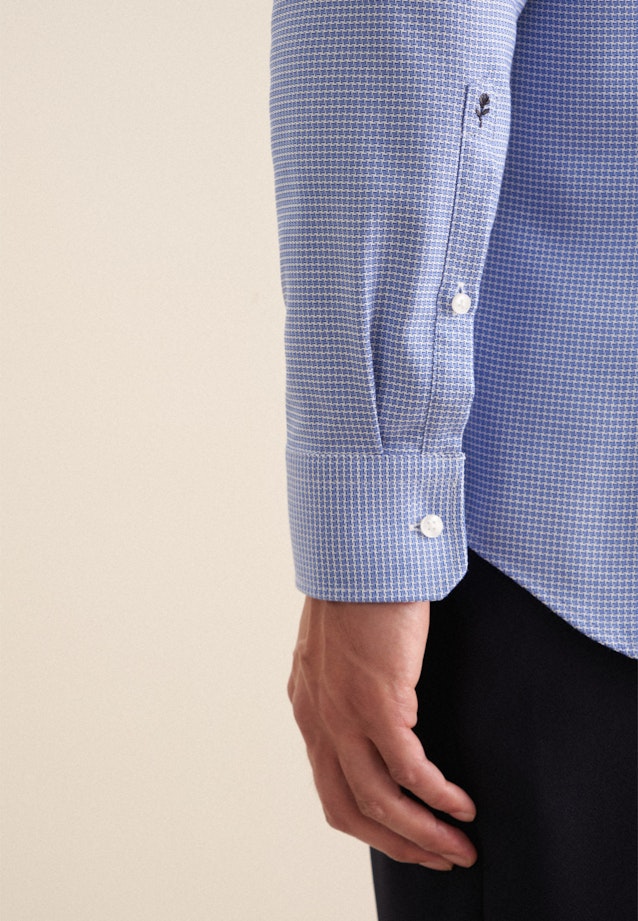 Shaped Business shirt Check in Light Blue |  Seidensticker Onlineshop