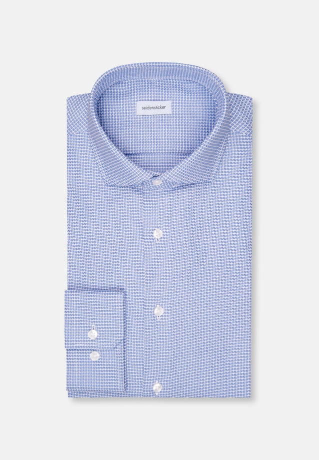 Shaped Business shirt Check in Light Blue |  Seidensticker Onlineshop