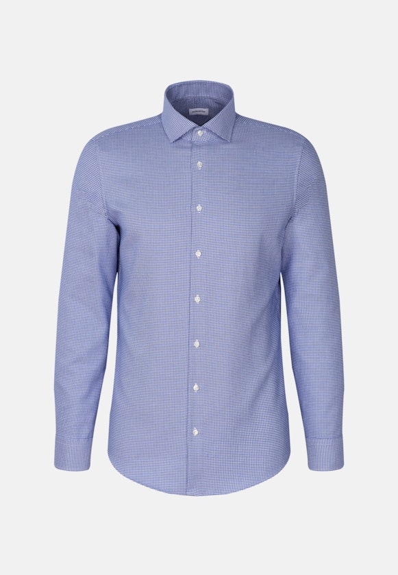 Shaped Business shirt Check in Light Blue |  Seidensticker Onlineshop