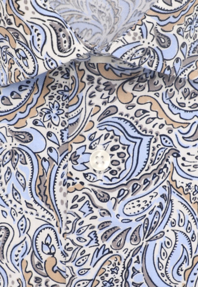 Shaped Business Hemd Floral in Hellblau |  Seidensticker Onlineshop