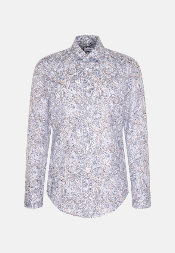 Shaped Business Hemd Floral in Hellblau |  Seidensticker Onlineshop