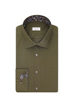 Shaped Business Hemd Uni in Grün |  Seidensticker Onlineshop