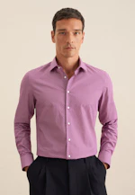Shaped Business Hemd Druck in Rosa/Pink |  Seidensticker Onlineshop