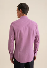 Shaped Business Hemd Druck in Rosa/Pink |  Seidensticker Onlineshop