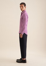 Shaped Business Hemd Druck in Rosa/Pink |  Seidensticker Onlineshop