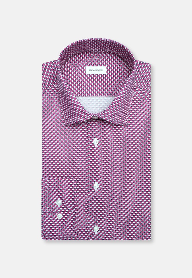 Shaped Business shirt Print in Pink | Seidensticker online shop