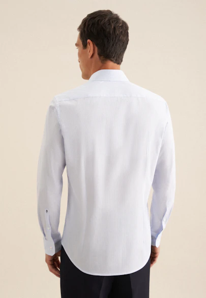 X-Slim Business shirt Print in Light Blue |  Seidensticker Onlineshop