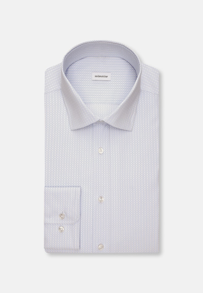 X-Slim Chemise d'affaires Imprimé dans Bleu Clair | Boutique en ligne Seidensticker
