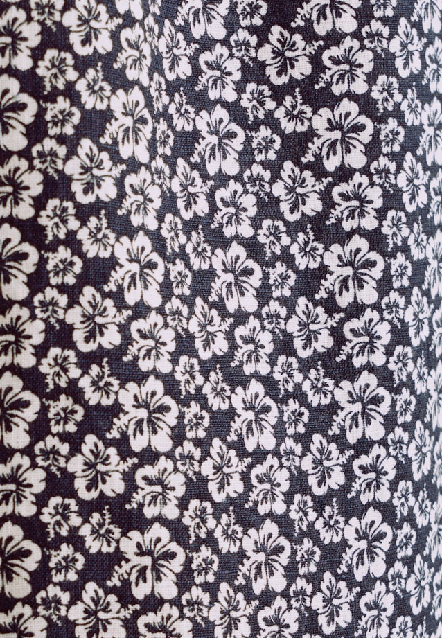 Regular Business shirt Floral in Dark Blue |  Seidensticker Onlineshop