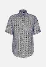 Regular Business shirt Floral in Dark Blue |  Seidensticker Onlineshop