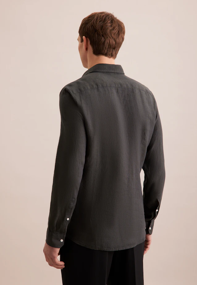 Slim Business Hemd Uni in Grün |  Seidensticker Onlineshop