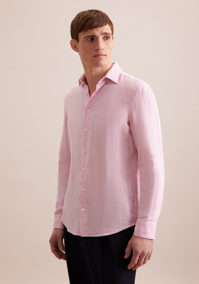 Slim Business Hemd Uni in Rosa/Pink | Seidensticker Onlineshop