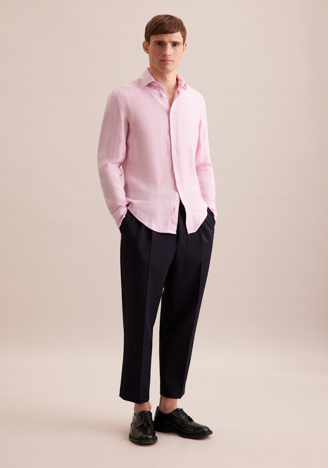 Slim Business Hemd Uni in Rosa/Pink | Seidensticker Onlineshop