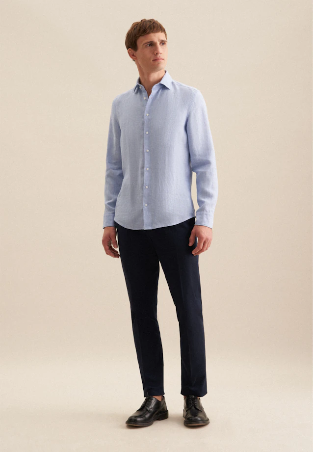 Slim Business Hemd Uni in Hellblau |  Seidensticker Onlineshop