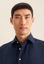 Slim Business Hemd Uni in Dunkelblau |  Seidensticker Onlineshop