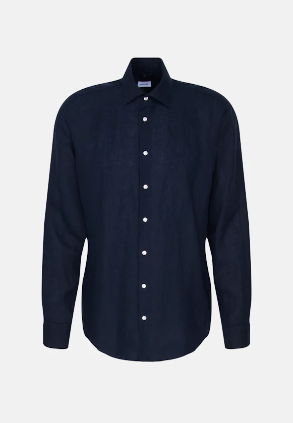 Slim Business Hemd Uni in Dunkelblau |  Seidensticker Onlineshop