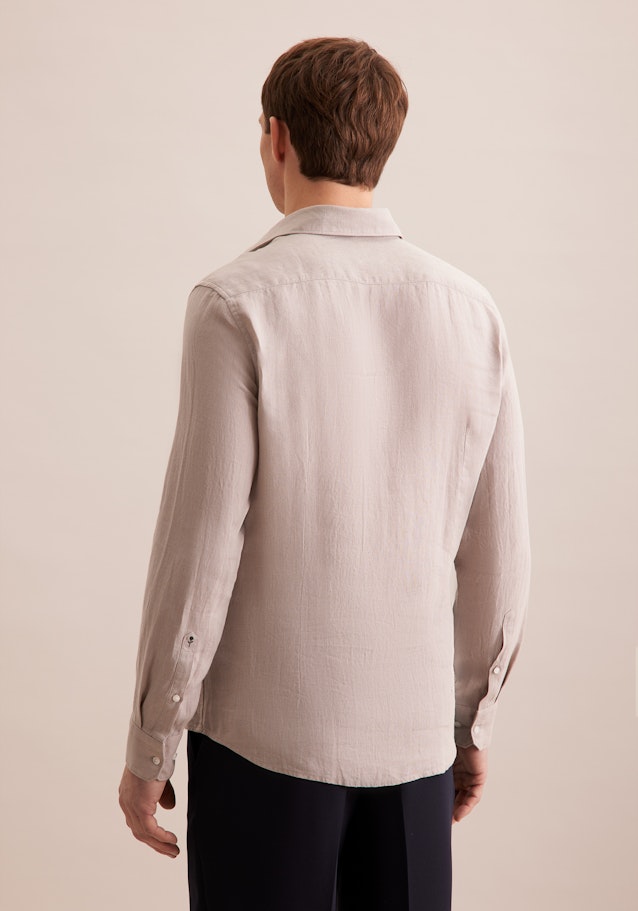 Slim Business Hemd Uni in Beige | Seidensticker Onlineshop
