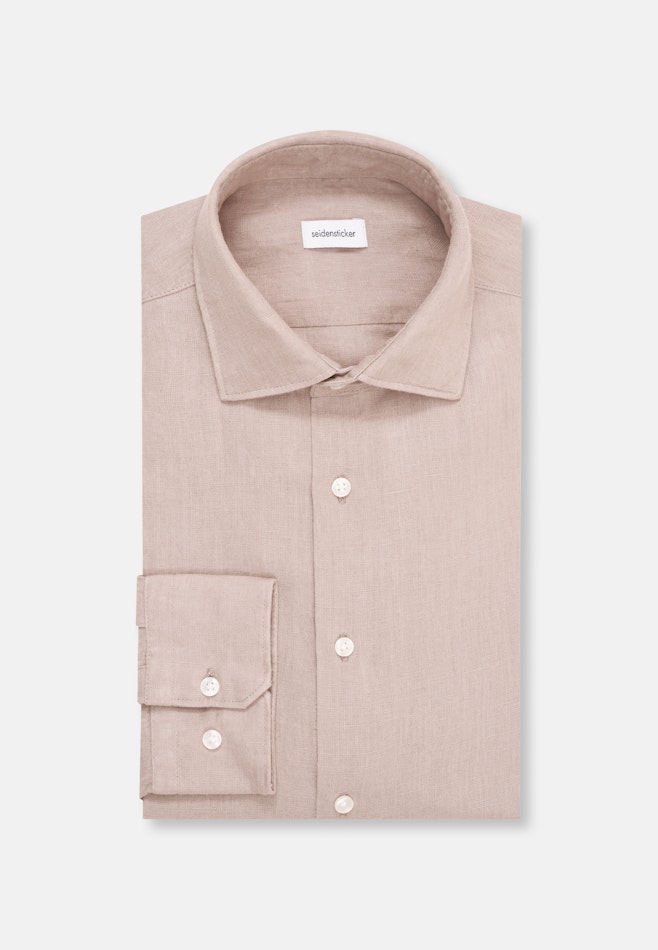 Slim Business shirt Uni in Beige | Seidensticker online shop