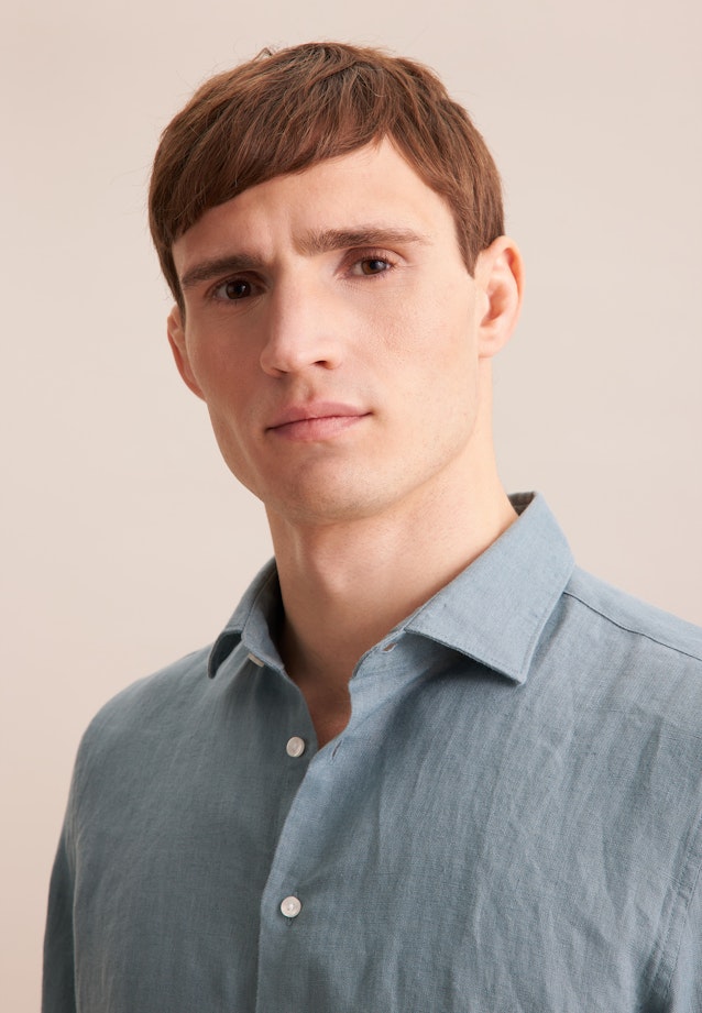 Slim Business Hemd Uni in Grün |  Seidensticker Onlineshop