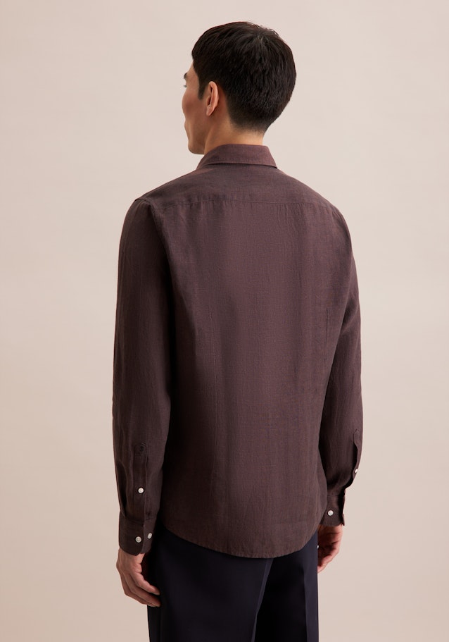 Slim Business Hemd Uni in Braun | Seidensticker Onlineshop
