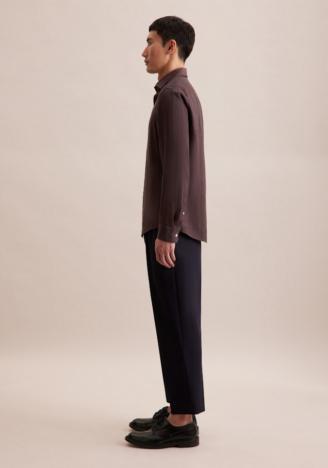 Slim Business Hemd Uni in Braun | Seidensticker Onlineshop